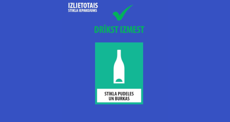 izlietais stikla iepakojums